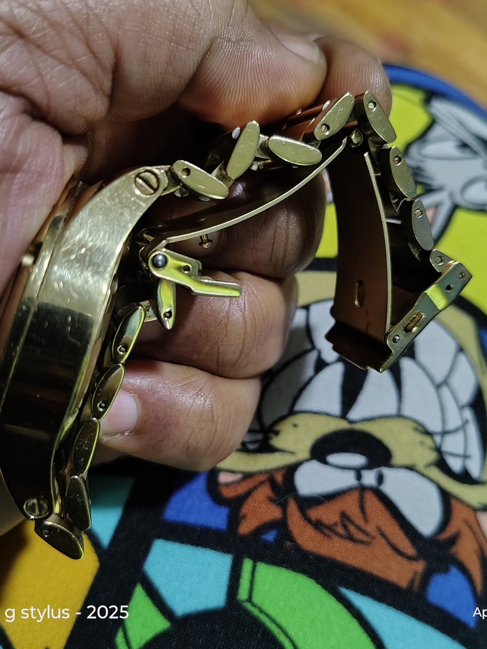 🟡🔥 NIXON GOLD Tone Chronograph Watch - Nixon The Camden 😲😎 - Picture 8 of 9